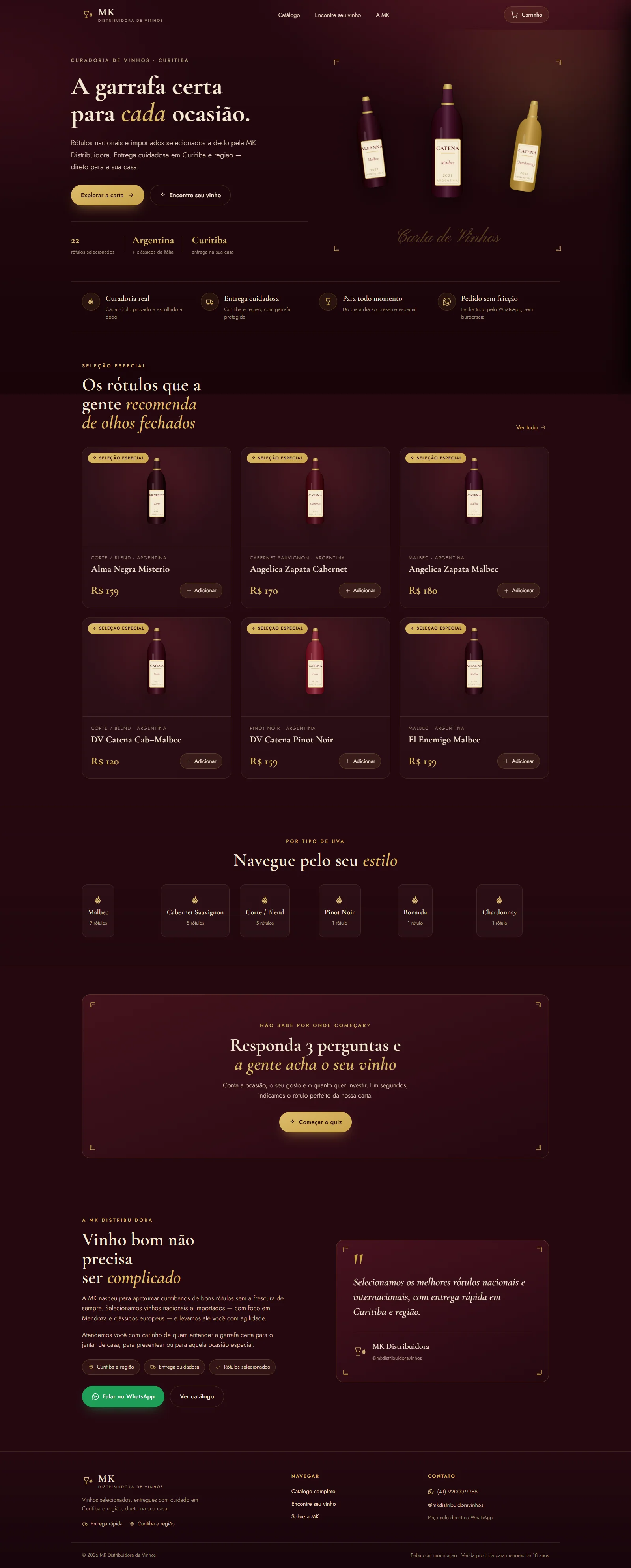 MK Distribuidora de Vinhos